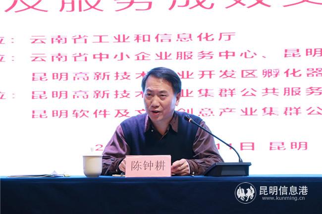 云南省工信和信息化廳副廳長陳鐘耕講話