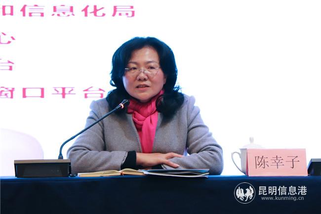 云南省工業(yè)和信息化廳企業(yè)服務(wù)體系處處長陳幸子講話