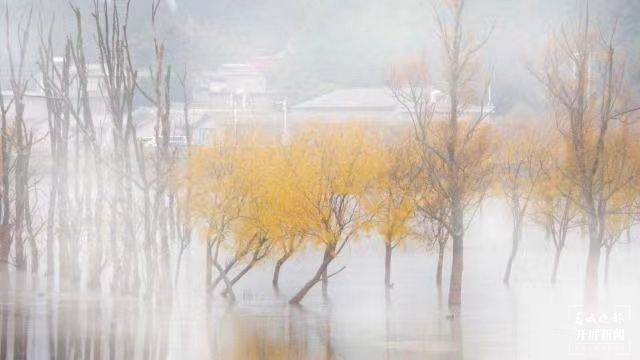 開屏策劃｜冬至云南—會澤念湖（開屏新聞記者及通訊員 攝）